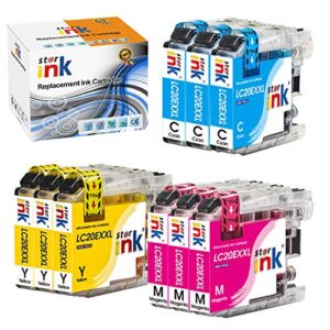 starink Compatible Ink Cartridge Replacement for Brother LC20E XXL LC20EXXL LC20EC LC20EM LC20EY LC20E3PKS Work for MFC-J985DW J775DW J5920DW J985DWXL Printer(3 Cyan,3 Magenta,3 Yellow) 9-Pack