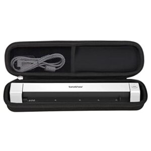 aproca hard storage travel case, for brother ds-640 / ds-740d / ds-940dw compact mobile document scanner