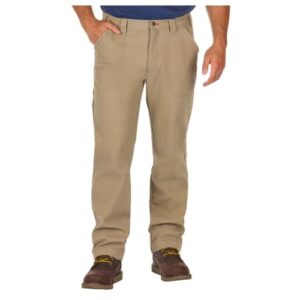 coleman men’s fleece lined utility pants (as1, waist_inseam, numeric_40, numeric_30, regular, regular, greige, relaxed)