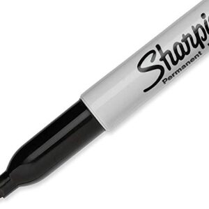 Sharpie Permanent Markers, Fine Point, Black, 24-Count - New