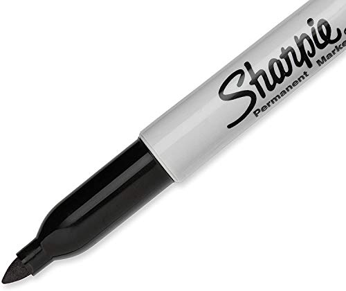 Sharpie Permanent Markers, Fine Point, Black, 24-Count - New