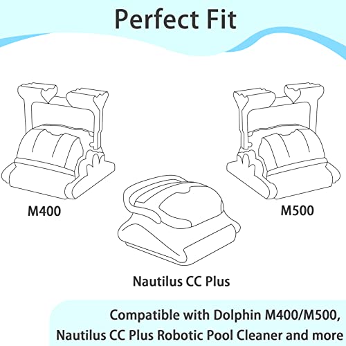 Future Way Ultra Fine Cartridge Filter Panels, Compatible with Dolphin M400/M500, Nautilus CC Plus Robotic Pool Cleaner, Part # 9991432-R4 (4 Packs)
