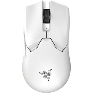 razer viper v2 pro hyperspeed wireless gaming mouse: 59g ultra-lightweight – optical switches gen-3-30k optical sensor – on-mouse dpi controls – 80hr battery – usb type c cable included – white