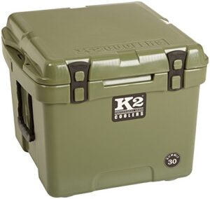 k2 coolers summit 30 cooler, duck boat green