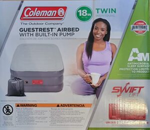 coleman guesrest twin air mattress with built in pump