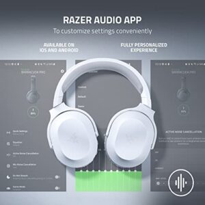 Razer Barracuda X Wireless Gaming & Mobile Headset (PC, Playstation, Switch, Android, iOS): 2022 Model - 2.4GHz Wireless + Bluetooth - Lightweight 250g - 40mm Drivers - 50 Hr Battery - Mercury White