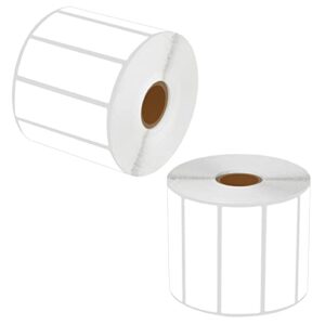 usuperink 2 roll (1500 labels/roll) compatible for brother rd-s04u1 rds04u1 die-cut file folder removable white paper labels 3 x 1 inch (76 x 26mm) address shipping label for rj-3050 rj-3150 rj-4030