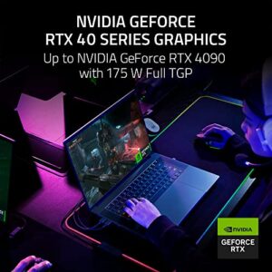 Razer Blade 16 (2023) Gaming Laptop: GeForce RTX 4090 16GB VRAM (Studio Certified) - 24-Core 13th Gen Intel Core i9 HX – 16” Dual Mode 4K 120Hz Mini LED - 32GB 5600MHZ RAM - 2TB SSD – GaN - Windows 11