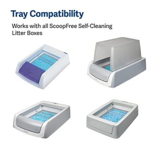 Official PetSafe ScoopFree Complete Reusable Tray - Includes 4.3 lb of Premium Blue Crystal Litter - Compatible with All PetSafe ScoopFree Complete Automatic Self Cleaning Litter Box System