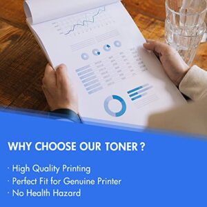 TN227 High Yield Toner Cartridge: 4 Pack Compatible for Brother TN227BK/C/M/Y TN-227 TN223 Replacement for MFC-L3770CDW HL-L3270CDW HL-L3290CDW HL-L3210CW HL-L3230CDW MFC-L3710CW MFC-L3750CDW Printer