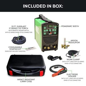 2021 PowerArc 161STH HF TIG Stick IGBT Welder 110/220v Dual Voltage