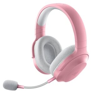 razer barracuda x wireless multi-platform gaming and mobile headset (2021 model): 250g ergonomic design – detachable hyperclear mic – 20 hr battery – compatible w/pc, ps5, switch, & android – pink