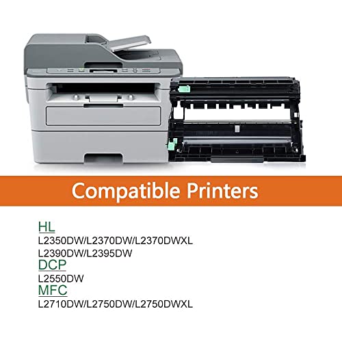 XZMHX DR730 DR-730 Replacement Drum Unit (Not Toner) Compatible for Brother DCP-L2550DW HL-L2390DW HL-L2370DWXL HL-L2370DW MFC-L2710DW MFC-L2750DWXL MFC-L2750DW MFC-L2710DW (1 Black)