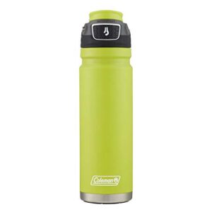 Coleman Switch AUTOSPOUT Insulated Stainless Steel Water Bottle, 24oz, Spider Mum