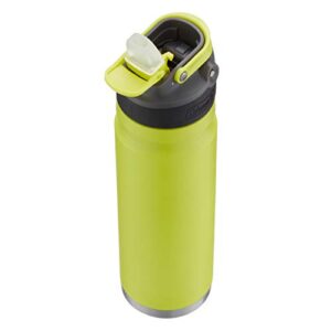 Coleman Switch AUTOSPOUT Insulated Stainless Steel Water Bottle, 24oz, Spider Mum