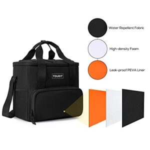 TOURIT Cooler Bag 24-Can Insulated Soft Cooler Lunch Coolers Portable Cooler Bag for Picnic, Beach, Work, Trip, Daily, Black