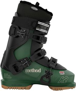 k2 method pro womens ski boots green/black 8.5 (25.5)