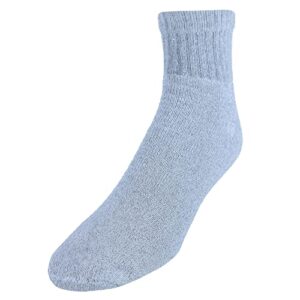 Everlast Men's Full Cushioned Quarter Socks (6 Pack), Grey