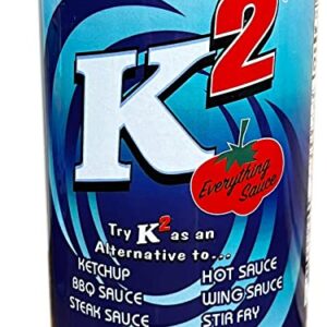 Barbeque Sauce-K2 Everything Sauce- Alternative to Pink Sauce| Ketchup| Barbeque Sauce| Steak Sauce| Hot Sauce| Wing Sauce| Stir Fry- No Cholesterol| No Trans Fat| Gluten Free- 12oz Bottle| (2 pack) (Original)