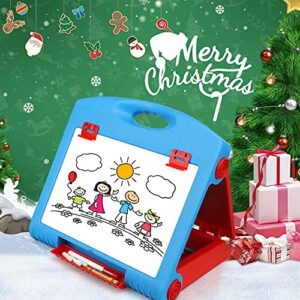 STEAM Life Tabletop Easel for Kids - Art Easel for Toddler - Kids Easel Chalkboard White Board for Kids - Dry Erase Easel for Kids - Portable Desktop Easel and Art Set for Toddlers and Kids 3 4 5 6 7