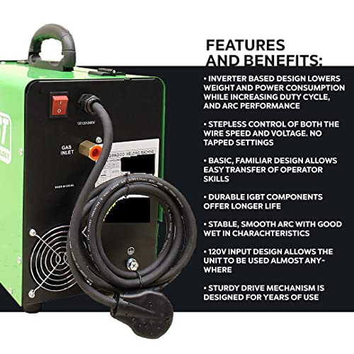 New 2021 Model Cyclone 140E MIG Welder 110 volts FLUX Core capable 140AMP