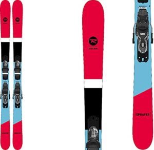 rossignol sprayer mens skis 158 w/look xpress 10 gw bindings black