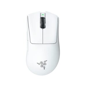 razer deathadder v3 pro wireless gaming mouse- white(renewed)