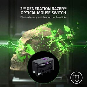 Razer DeathAdder v2 Pro Wireless Gaming Mouse: 20K DPI Optical Sensor - 3X Faster Than Mechanical Optical Switch - Chroma RGB Lighting - 8 Programmable Buttons - Classic Black (Renewed)