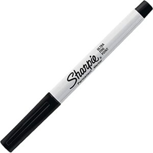 Sharpie 37001 Permanent Markers H7MS4 , Ultra Fine Point, Black, 24 Count