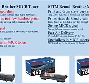 MTM MICR Bother TN-660 Compatible High Capacity 2.6K MICR Toner Cartridge for Check Printing. Replacement for HL-2340DW HL-2380DW HL-2300D DCP-L2540DW DCP-L2520DW Not Manufactured by Brother.