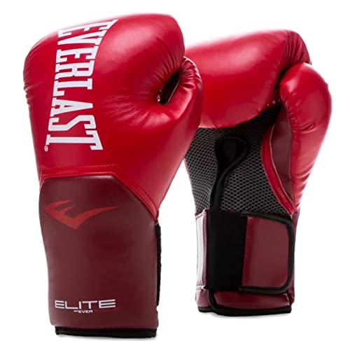 Everlast P00002337 Elite V2 Training Glove Flame Red 14OZ