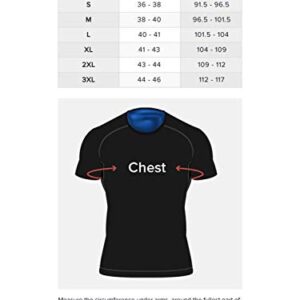 Sweat Shaper Men's Athletic Tee, Short Sleeve Compression T-Shirt, Performance Baselayer Workout Shirt (Black, X-Large)