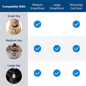 PetSafe® SmartDoor™ Connected Pet Door Key for Dogs and Cats, Collar Key, Large ZAC19-17682