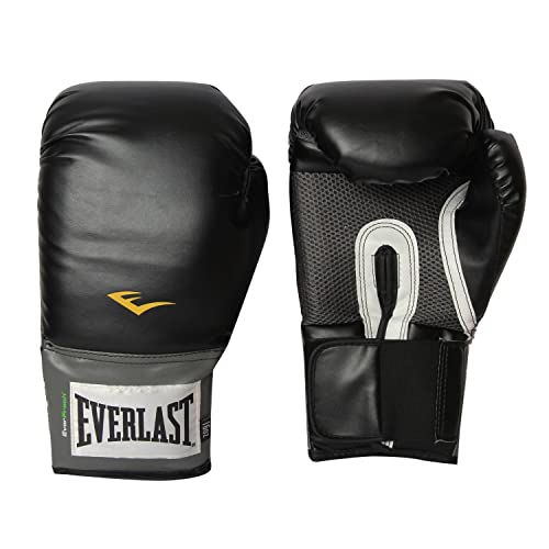 Everlast 1200014 Pro Style Training Gloves (Black, 14 oz.)