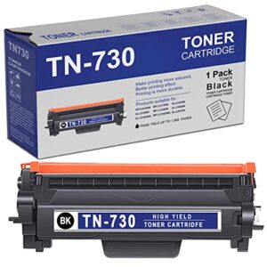 feromyink compatible toner cartridge replacement for brother tn730 tn-730 tn-760 tn760 hl-l2395dw l2350dw mfc-l2710dw l2750dw dcp-l2550dw hl-l2390dw hl-l2370dw printer cartridge (black, 1-pack)