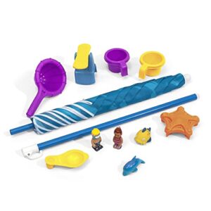 Step2 Spill & Splash Seaway Water Table | Kids Dual-Level Water Play Table with Umbrella & 11-Pc Accessory Set | Large Water Table