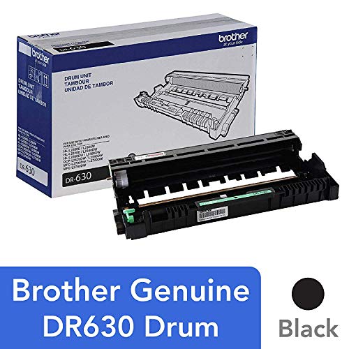 Brother DR-630 DCP-L2520 L2540 HL-L2300 MFC-L2680 L2685 L2700 Drum Unit in Retail Packaging / 3-Toner Cartridges