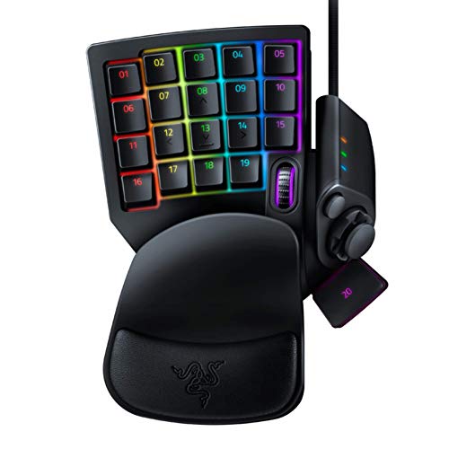 Razer Naga Trinity Gaming Mouse & Tartarus v2 Gaming Keypad: Mecha-Membrane Key Switches - 32 Programmable Keys - Customizable Chroma RGB Lighting - Programmable Macros - Classic Black