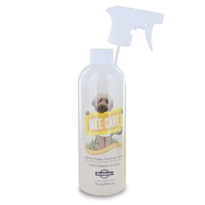 PetSafe Wee Care Pet Loo Enzyme Cleaner 100% Biodegradable Chemical Free Erases Stains and Odors, PAC00-14492, 16-Ounce,Clear