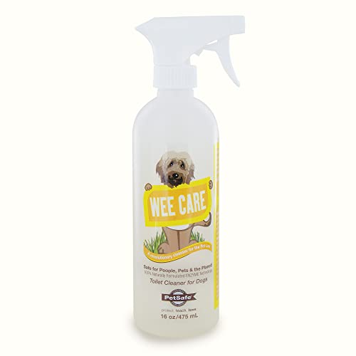 PetSafe Wee Care Pet Loo Enzyme Cleaner 100% Biodegradable Chemical Free Erases Stains and Odors, PAC00-14492, 16-Ounce,Clear