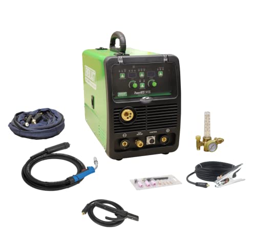 New 2022 PowerMTS 141Si MIG/TIG/Stick 140 Amp IGBT Welder 110v Input Voltage