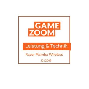 Razer Mamba Wireless, Wired/Wireless Gaming Mouse with True 16,000 DPI 5 Generation Optical Sensor, 50 Hour Battery Life, Powered by Razer Chroma
