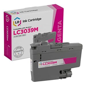 ld compatible ink cartridge replacement for brother lc3039m ultra high yield (magenta)