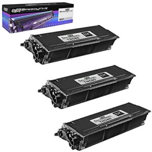 speedy inks compatible toner cartridge replacement for brother tn580 high-yield (black, 3-pack)