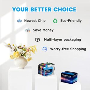 BINKSYLER Compatible LC203 XL Ink Cartridge Replacement for Brother LC203 LC201 LC203XL LC201XL work with Brother MFC-J460DW J480DW J485DW J680DW J880DW J885DW MFC-J4320DW J4420DW(6B,4C,4M,4Y)18-Pack