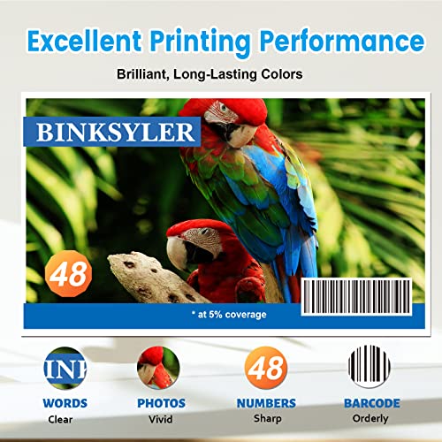 BINKSYLER Compatible LC203 XL Ink Cartridge Replacement for Brother LC203 LC201 LC203XL LC201XL work with Brother MFC-J460DW J480DW J485DW J680DW J880DW J885DW MFC-J4320DW J4420DW(6B,4C,4M,4Y)18-Pack