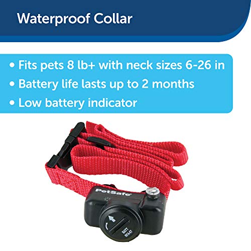 PetSafe In-Ground Pet Fence for Dogs and Cats Over 8 lb - from The Parent Company of Invisible Fence Brand - Includes Lightweight Waterproof Collar with Tone and Static Correction