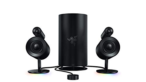 (Renewed) Razer Nommo Pro: THX Certified Premium Audio Dolby Virtual Surround Sound Gaming Speakers