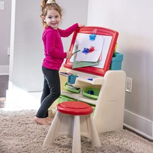 Step2 Flip and Doodle Desk with Stool Easel