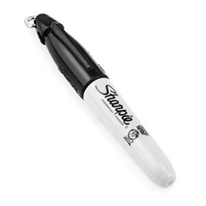 Sharpie Mini Permanent Marker - Bullet Tip - Fine Point - Black - Pack of 6